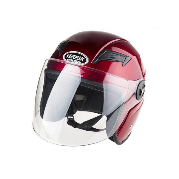 pk206 (Crimson)-Open Face helmet - فروش 